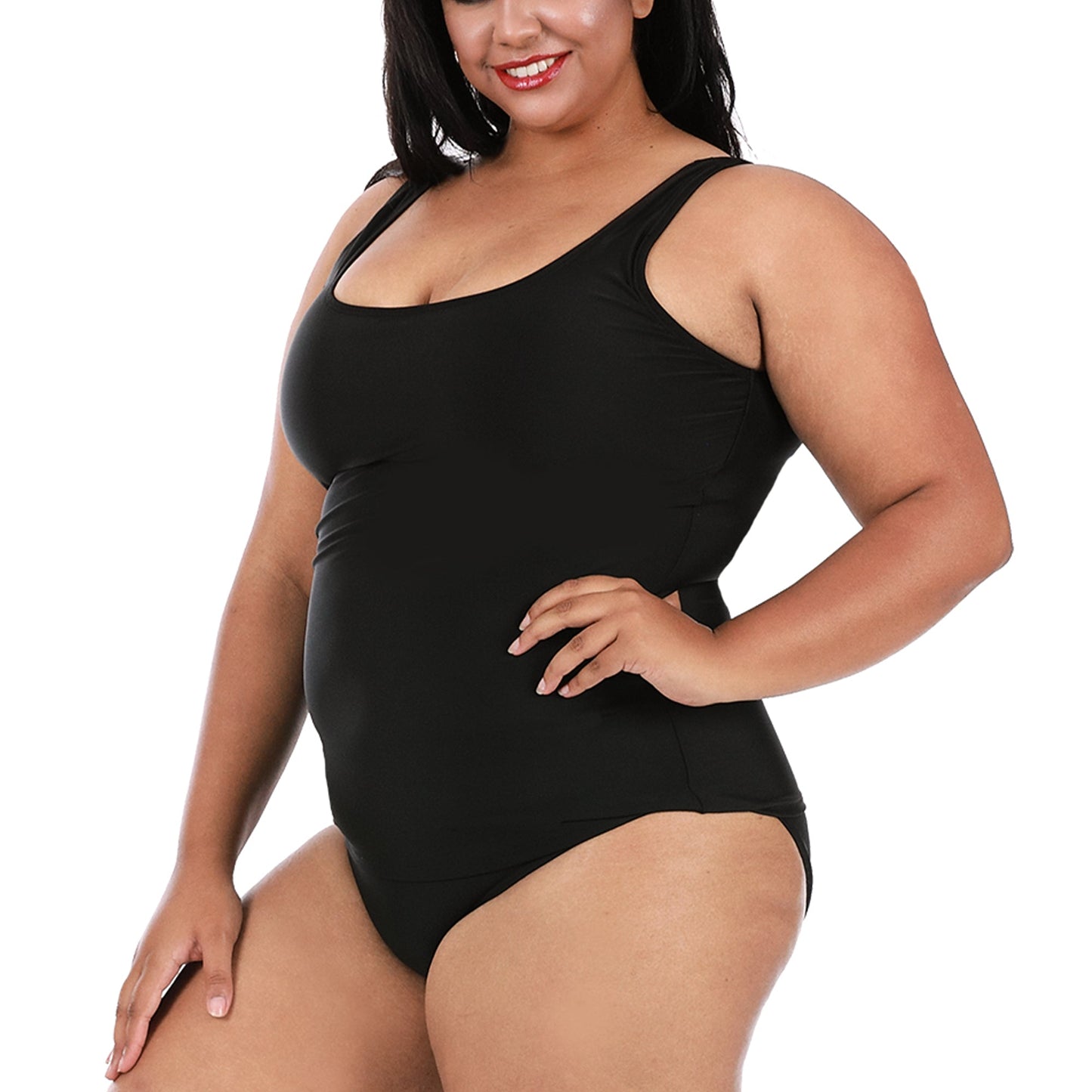 InstantFigure Compression Swimwear Tankini Top 13262T