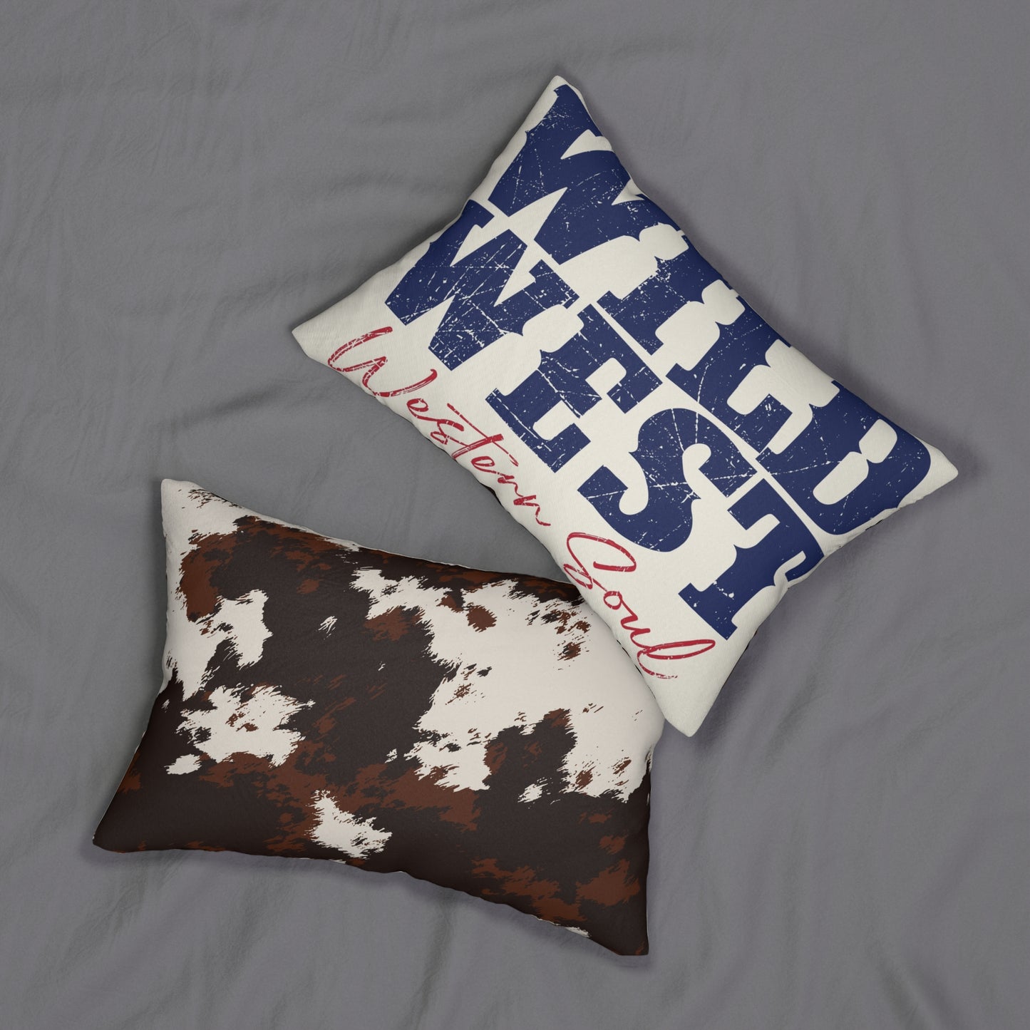 Wild West Western Soul Spun Polyester Lumbar Pillow