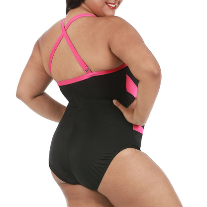 InstantFigure Two-Tone One Piece Swimsuit 13306P