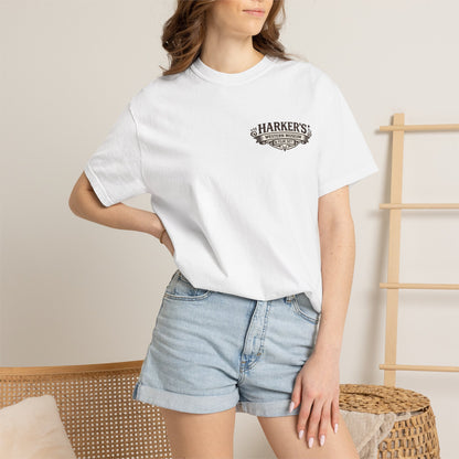 Harker's Gambler Unisex T-Shirt — “Harker’s Old West Lives Here” Vintage Western Tee