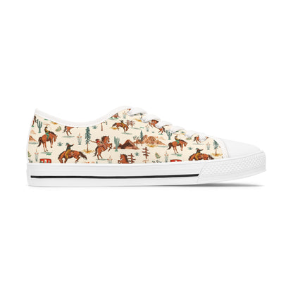 Western Vintage Boho Style Women's Low Top Sneakers, Casual Footwear, Unique Horse Print Shoes, Perfect Gift for Animal Lovers, Everyday Wear, Summer [...]