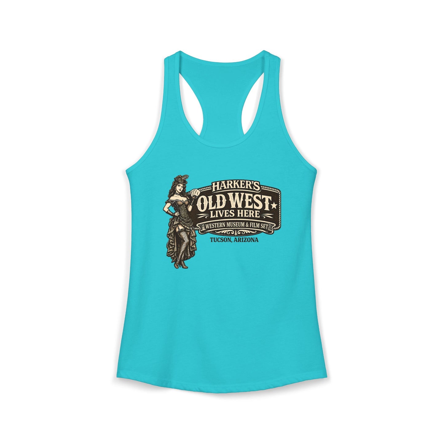 Harker's Saloon Girl Women's Ideal Racerback Tank