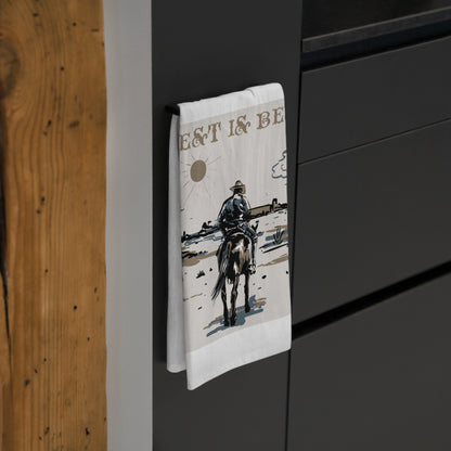 West is the Best - Rustic Western Tea Towel - "West is Best" Design