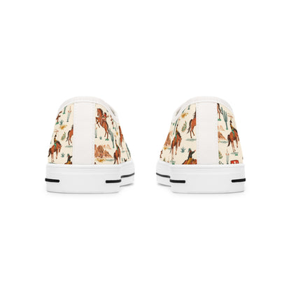 Western Vintage Boho Style Women's Low Top Sneakers, Casual Footwear, Unique Horse Print Shoes, Perfect Gift for Animal Lovers, Everyday Wear, Summer [...]