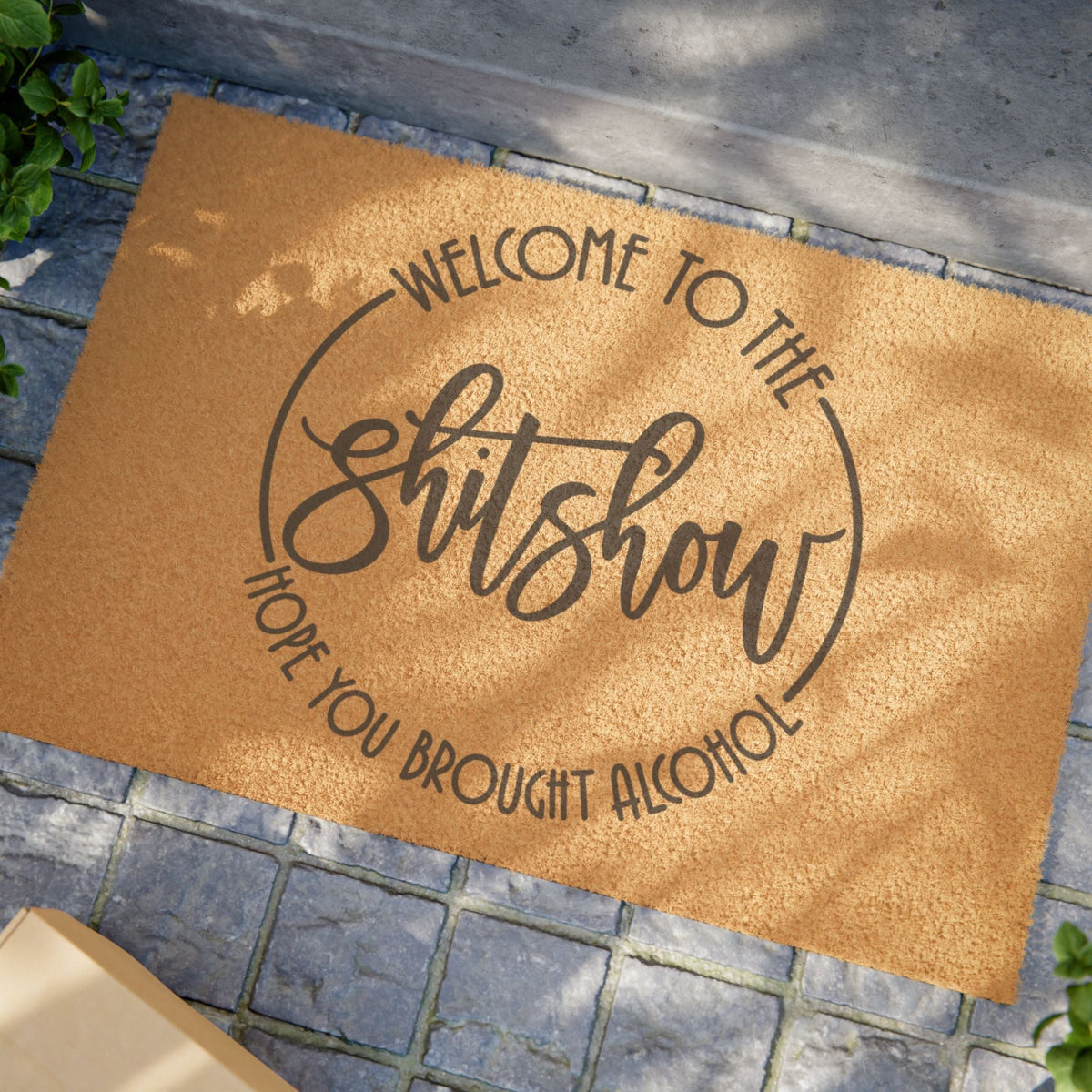 Doormat — "Welcome to the Shitshow" Funny Coir Welcome Mat