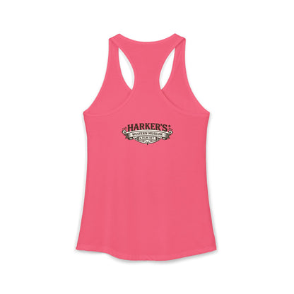 Harker's Saloon Girl Women's Ideal Racerback Tank
