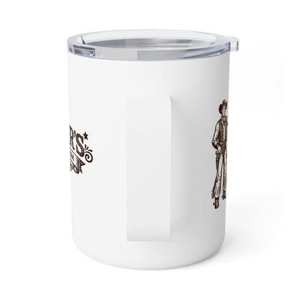 Harker's 10oz Insulated Mug – Vintage Old West Cowboy Travel Cup