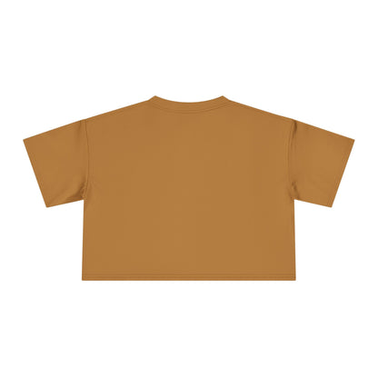 Moon Tribe Crop Tee — Celestial Women's Graphic Shirt