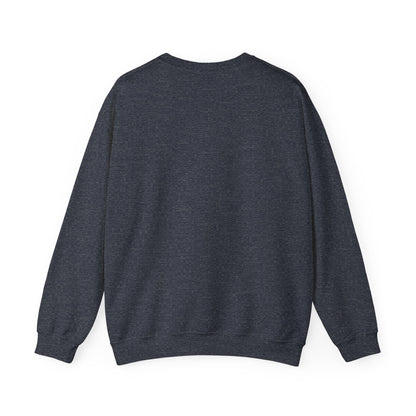 Moon Tribe Crewneck Sweatshirt — Celestial Moon Graphic Pullover - Jewel Tones