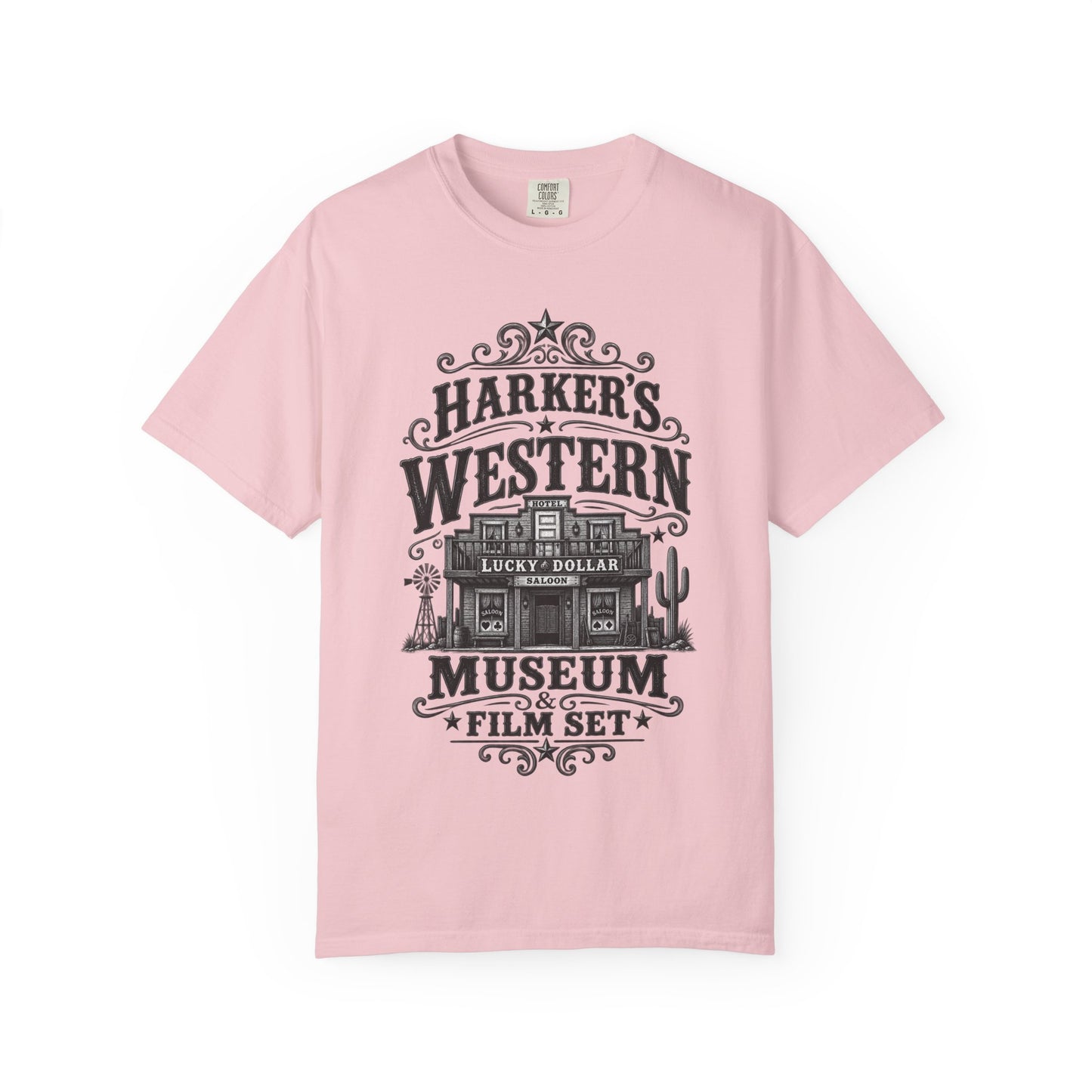Western Museum T-Shirt — Harker’s Lucky Dollar Film Set Vintage Graphic Tee