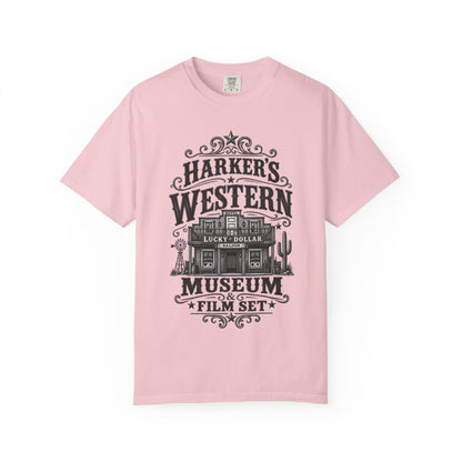 Western Museum T-Shirt — Harker’s Lucky Dollar Film Set Vintage Graphic Tee