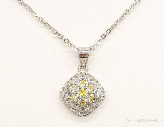 Designer Ryze Cubic Zirconia Sterling Silver Necklace