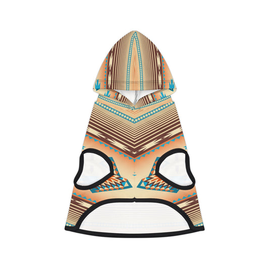 Southwestern Diamond Pet Hoodie — Aztec Print Dog/Cat Hoodie