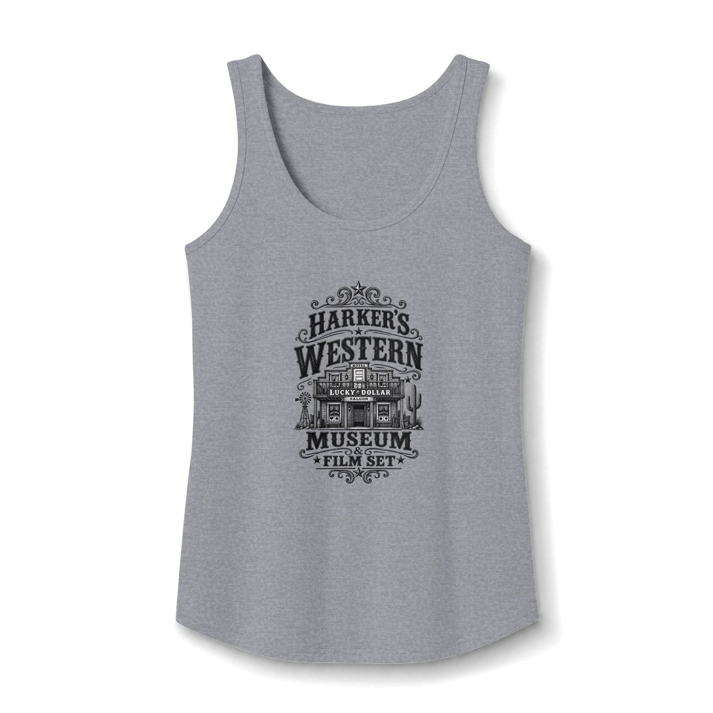 Harker's Western Museum Tank Top — Harker’s Western Museum Film Set Graphic Tank