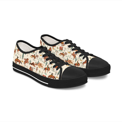 Western Vintage Boho Style Women's Low Top Sneakers, Casual Footwear, Unique Horse Print Shoes, Perfect Gift for Animal Lovers, Everyday Wear, Summer [...]