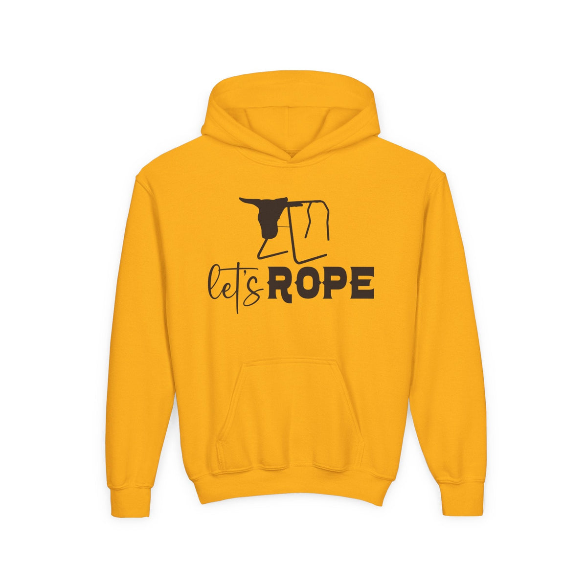 Let's Rope Youth Western Hoodie | Kids Rodeo Cowboy Sweatshirt