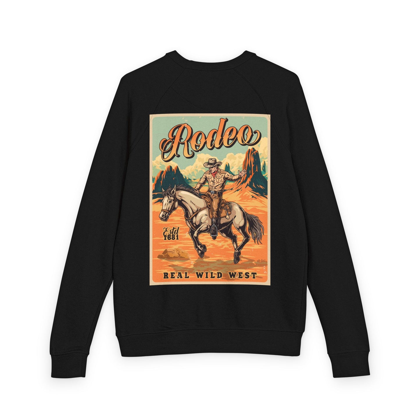 Rodeo Crewneck Sweatshirt — "This Ain't My First Rodeo" Western Graphic