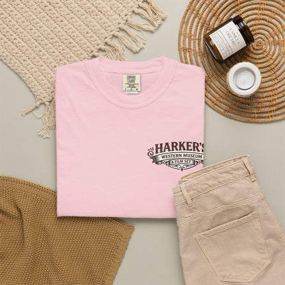 Harker's Gambler Unisex T-Shirt — “Harker’s Old West Lives Here” Vintage Western Tee