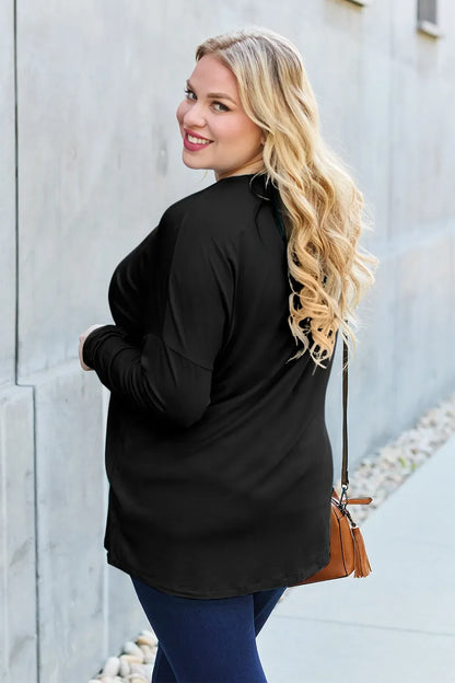 Basic Bae Full Size Relaxed Long Sleeve Tee