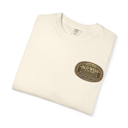 Harker's Old West Lives Here Unisex T-Shirt — Harker’s Tucson Vintage Western Tee
