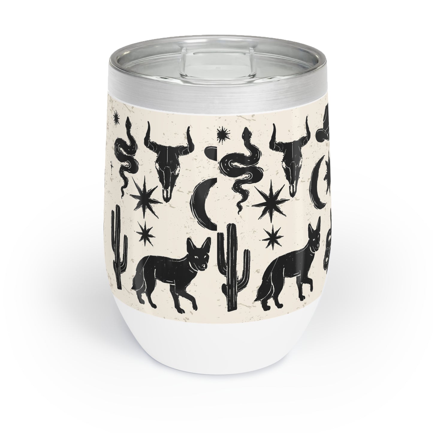 Southwestern Chill Wine Tumbler