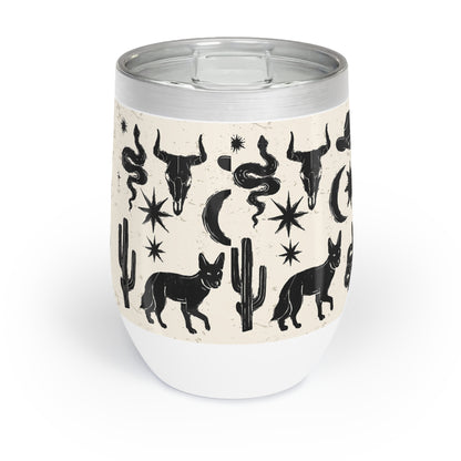 Southwestern Chill Wine Tumbler