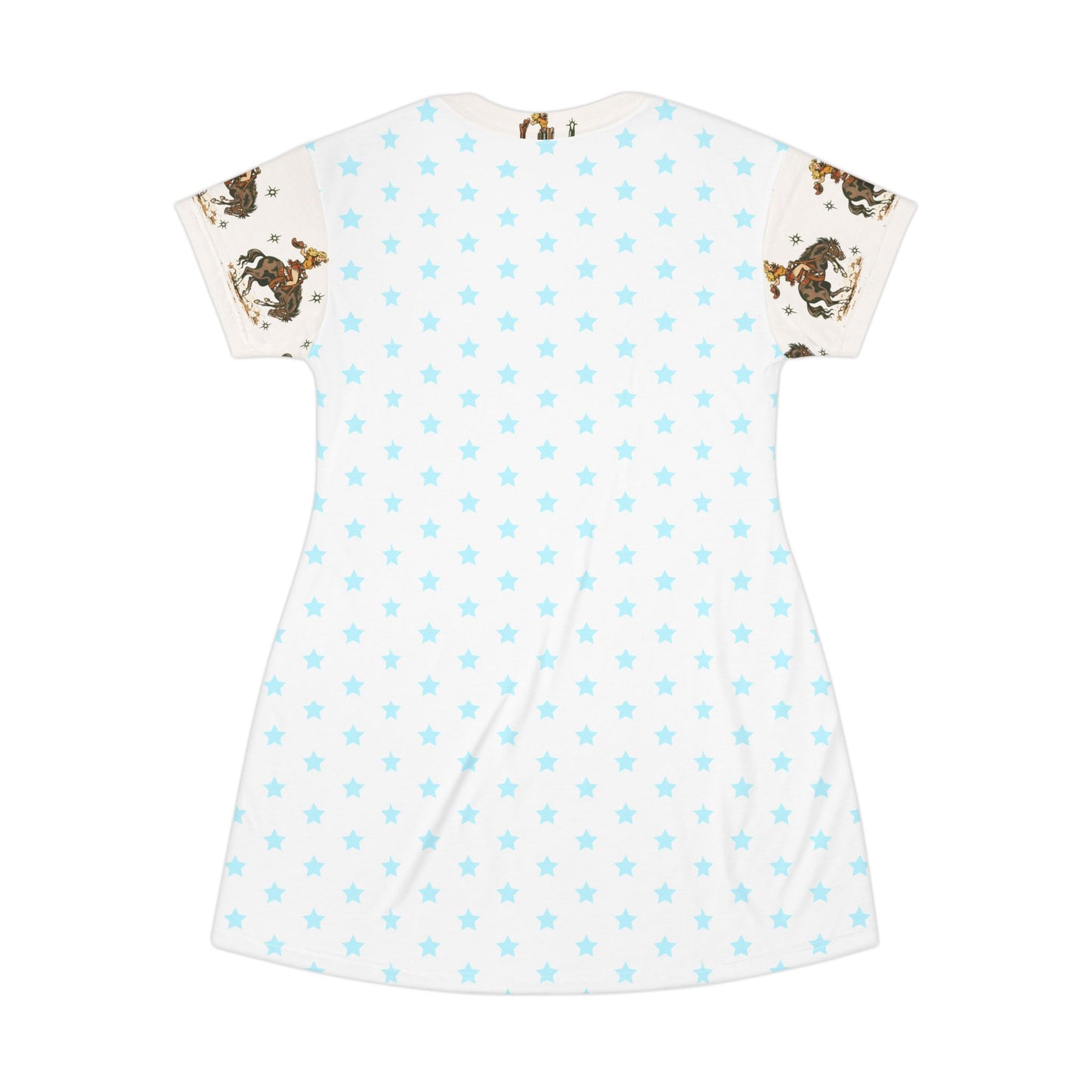 Rodeo & Blue Star Print T-Shirt Dress
