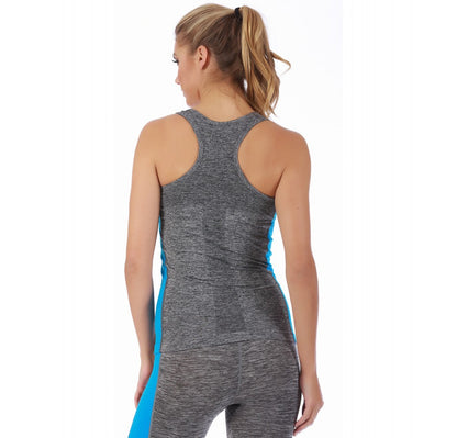 Activewear Two-Piece Set Color Block Racerback Top W/Leggings 153182