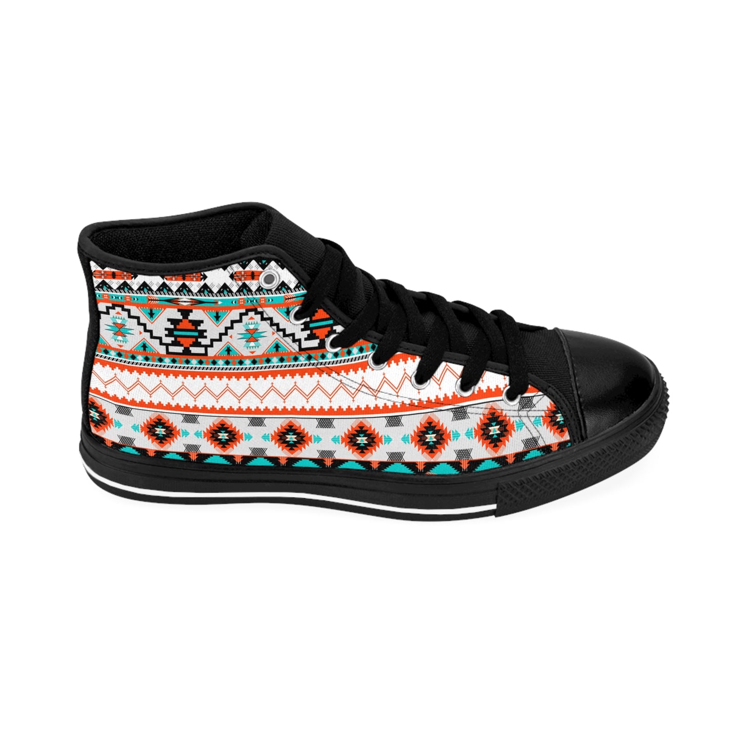 Desert Vibes Bohemian Women's Classic Sneakers, Trendy High-Top Shoes, Stylish Footwear for Every Occasion, Unique Gift for Her, Festival Ready