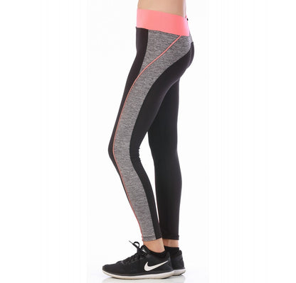 Activewear 2PC Set Color Block Racerback Top with Pant 153406