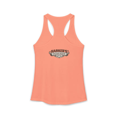Harker's Saloon Girl Women's Ideal Racerback Tank