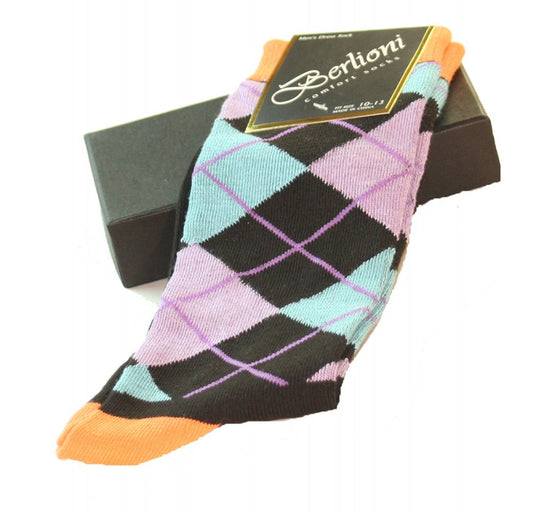 Insta Slim Argyle Dress Socks Classic Style with a Modern Twist 155301