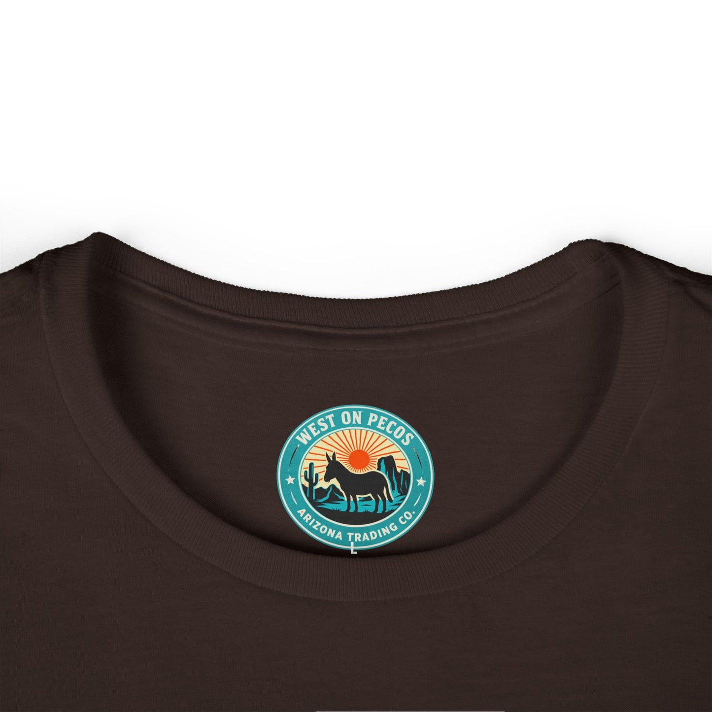 Western Cowgirl Riding Bucking Bronco T-Shirt — Vintage Rodeo Graphic Tee for Women