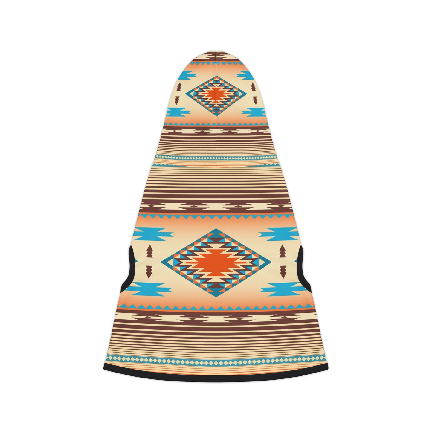 Southwestern Diamond Pet Hoodie — Aztec Print Dog/Cat Hoodie