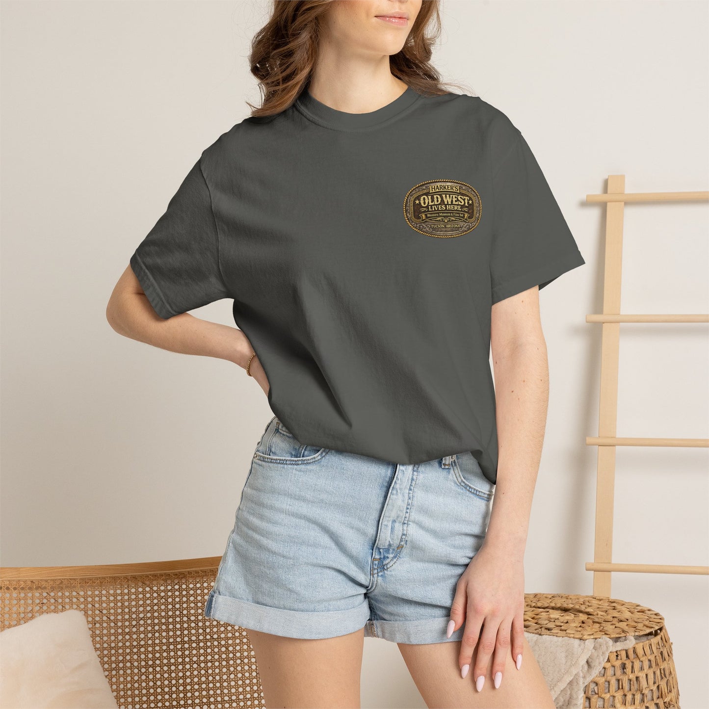 Harker's Old West Lives Here Unisex T-Shirt — Harker’s Tucson Vintage Western Tee