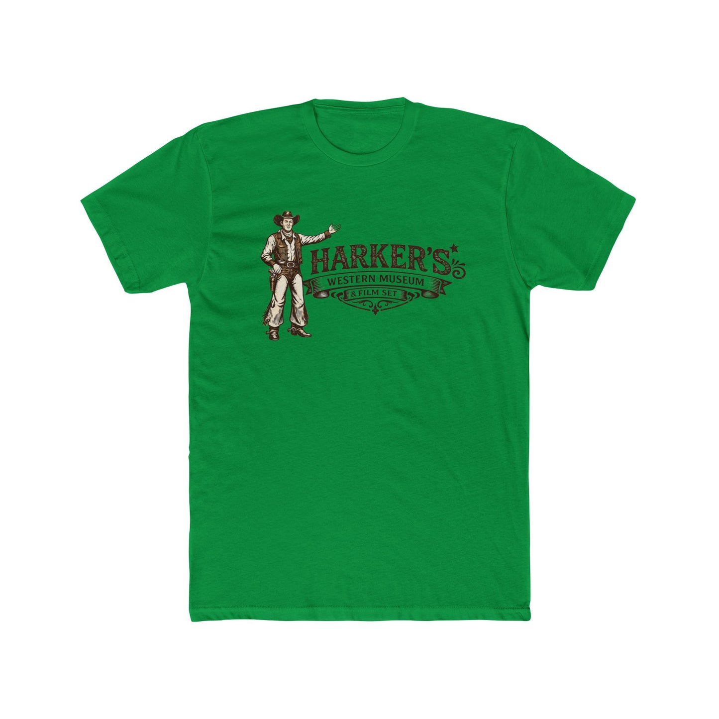 Harker's Western Unisex Tee — Vintage Cowboy Graphic T-Shirt