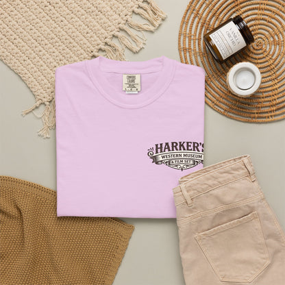 Harker's Gambler Unisex T-Shirt — “Harker’s Old West Lives Here” Vintage Western Tee