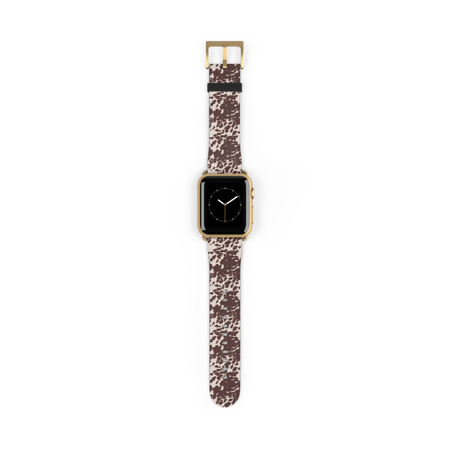 Stylish Cow Print Watch Band - Fashionable Accessory for Casual Outfits