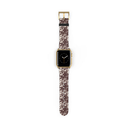 Stylish Cow Print Watch Band - Fashionable Accessory for Casual Outfits