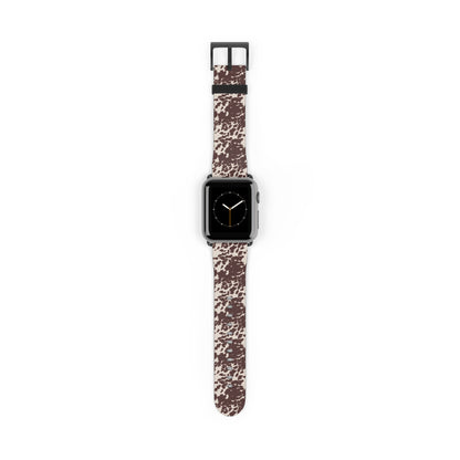 Stylish Cow Print Watch Band - Fashionable Accessory for Casual Outfits
