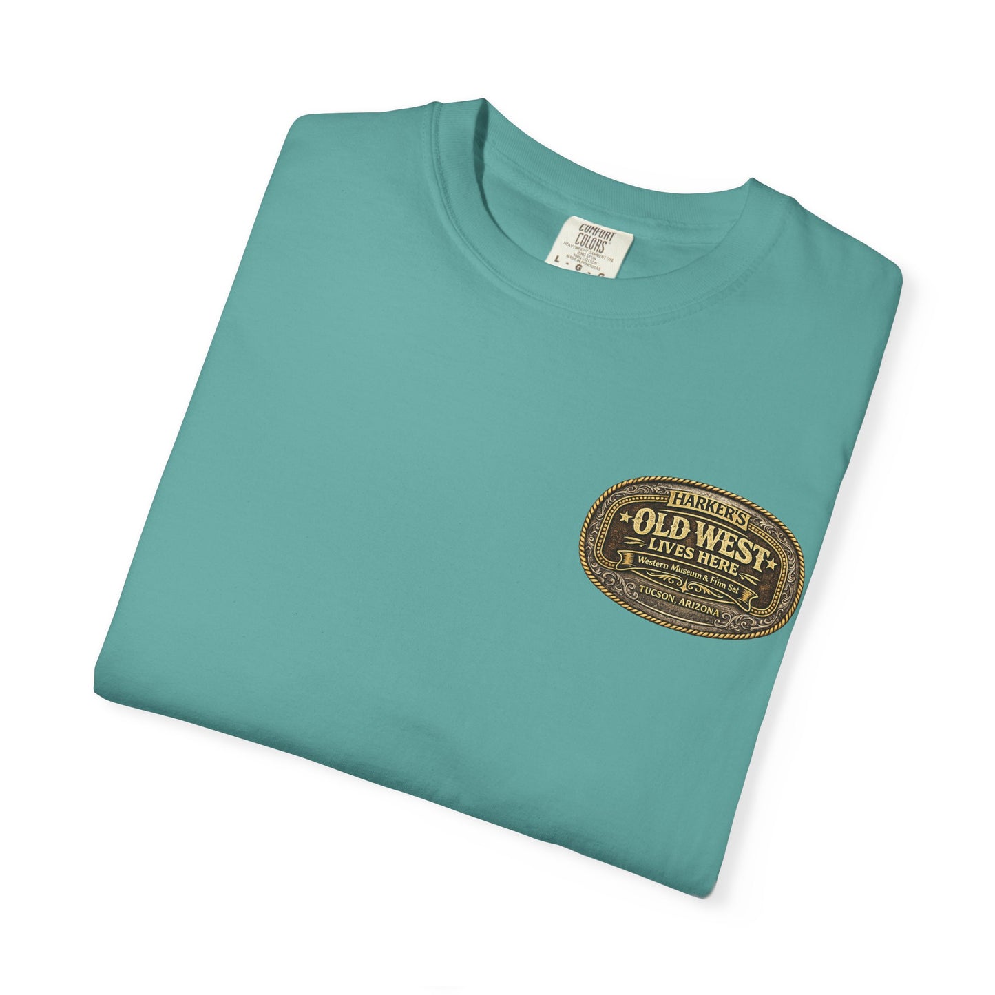 Harker's Old West Lives Here Unisex T-Shirt — Harker’s Tucson Vintage Western Tee