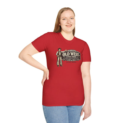 Harker's Old West T-Shirt – “Harker’s Old West Lives Here” Vintage Western Tee