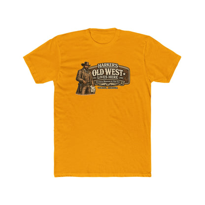 Harker's Bounty Hunter  — 'Old West Lives Here' Vintage Western Ranch Tee