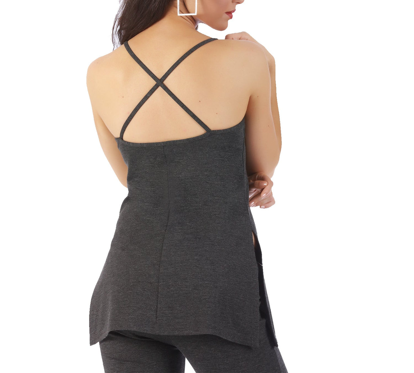 InstantFigure Cami Top with Side Slits 168020T