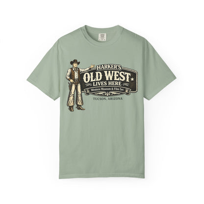 Harker's Old West Lives Here T-Shirt — Vintage Cowboy Tucson Arizona Tee