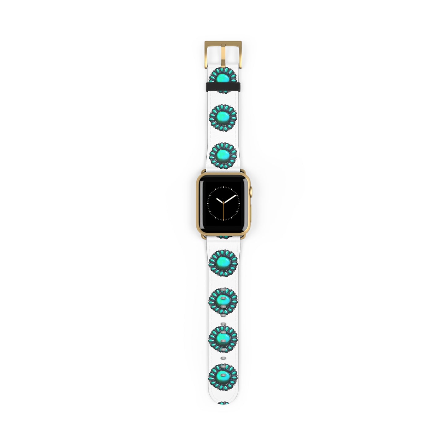 Turquoise Stone Print Bohemian Watch Band