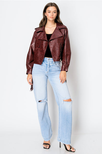 Tummy Control High Rise Relaxed Straight Leg Jean