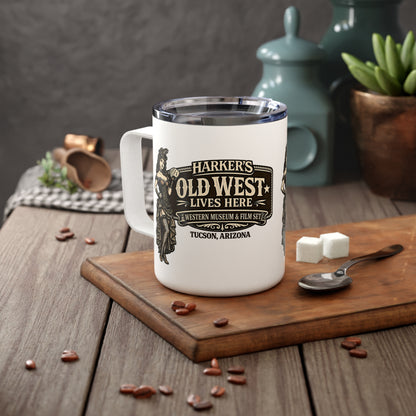 Harker's Saloon Girl 10oz Insulated Mug – Vintage Old West Travel Cup