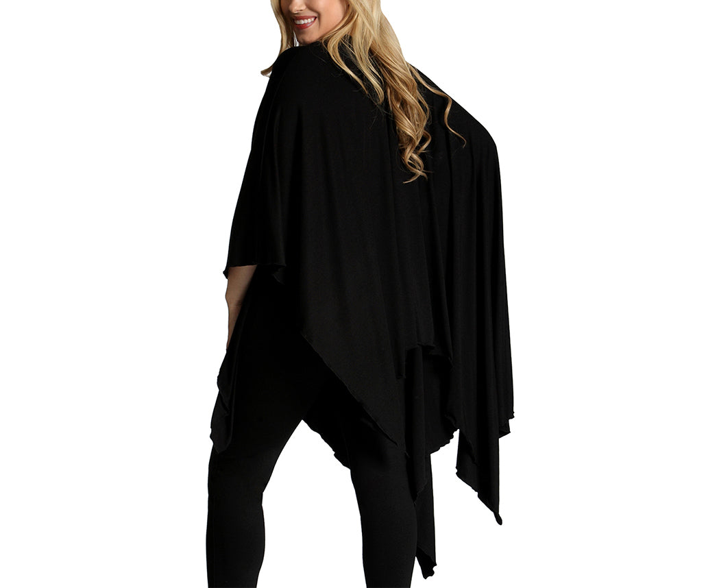 InstantFigure InstaWrap Tunic Shahl with Cold Shoulders 169COTU