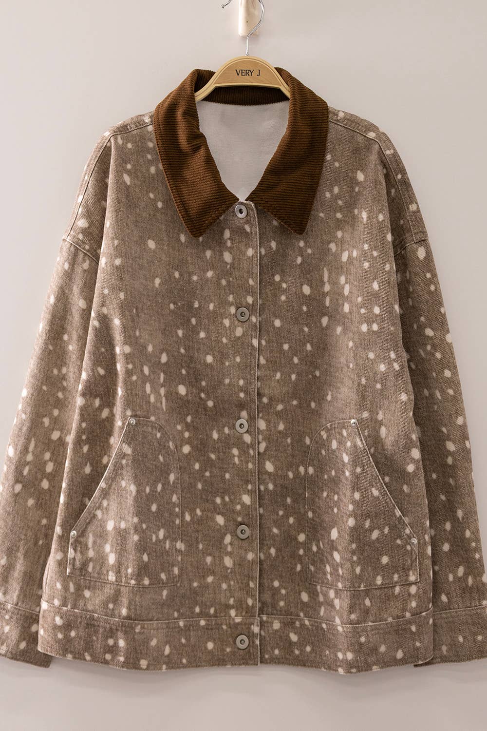 Camo & Bambi Print Western Jacket
